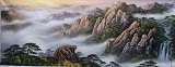 山水风景油画