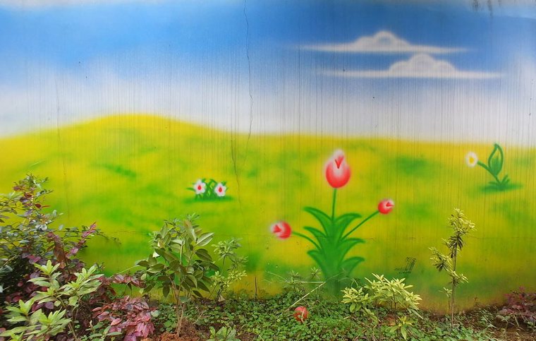 幼儿园墙绘 教室